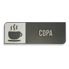 Placa de Sinalização Indicativa em MDF Efeito 3D - Copa